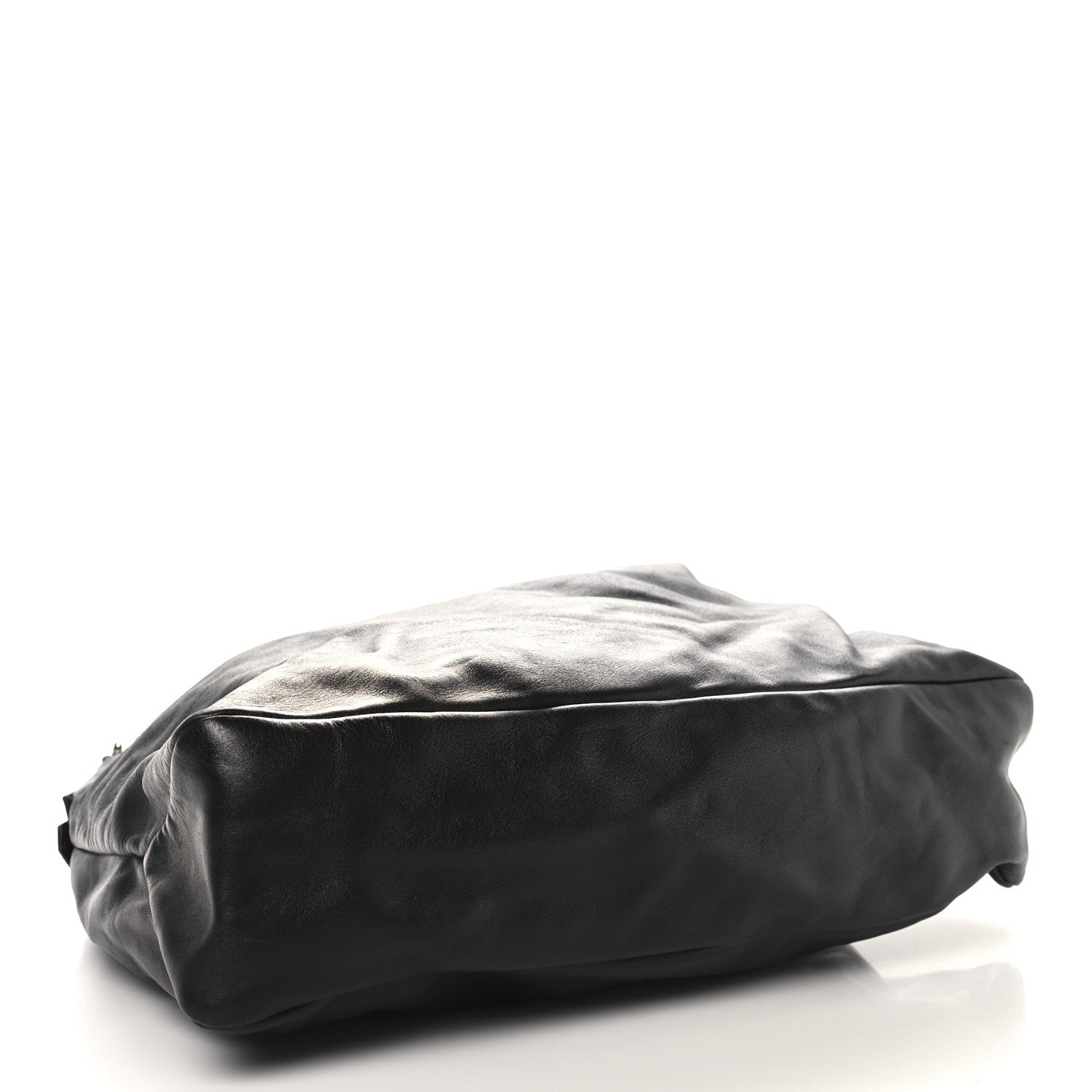 Gucci Calfskin Large Horsebit Chain Hobo Black 4 of 10