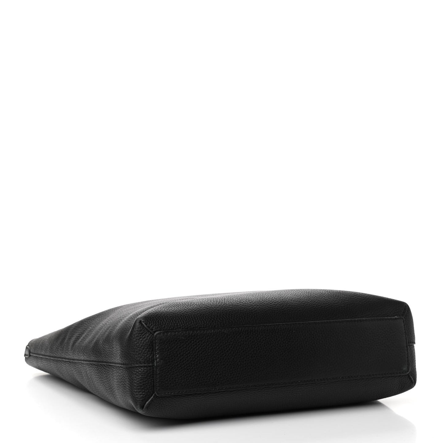 Grainy Calfskin Remington Tote Black