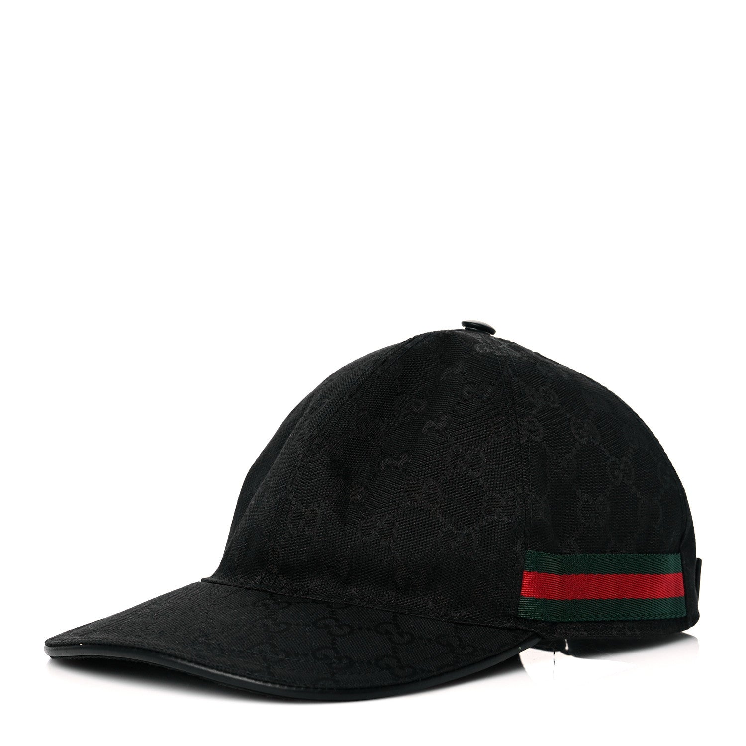 Gucci Monogram Web Baseball Hat L Black 1 of 9