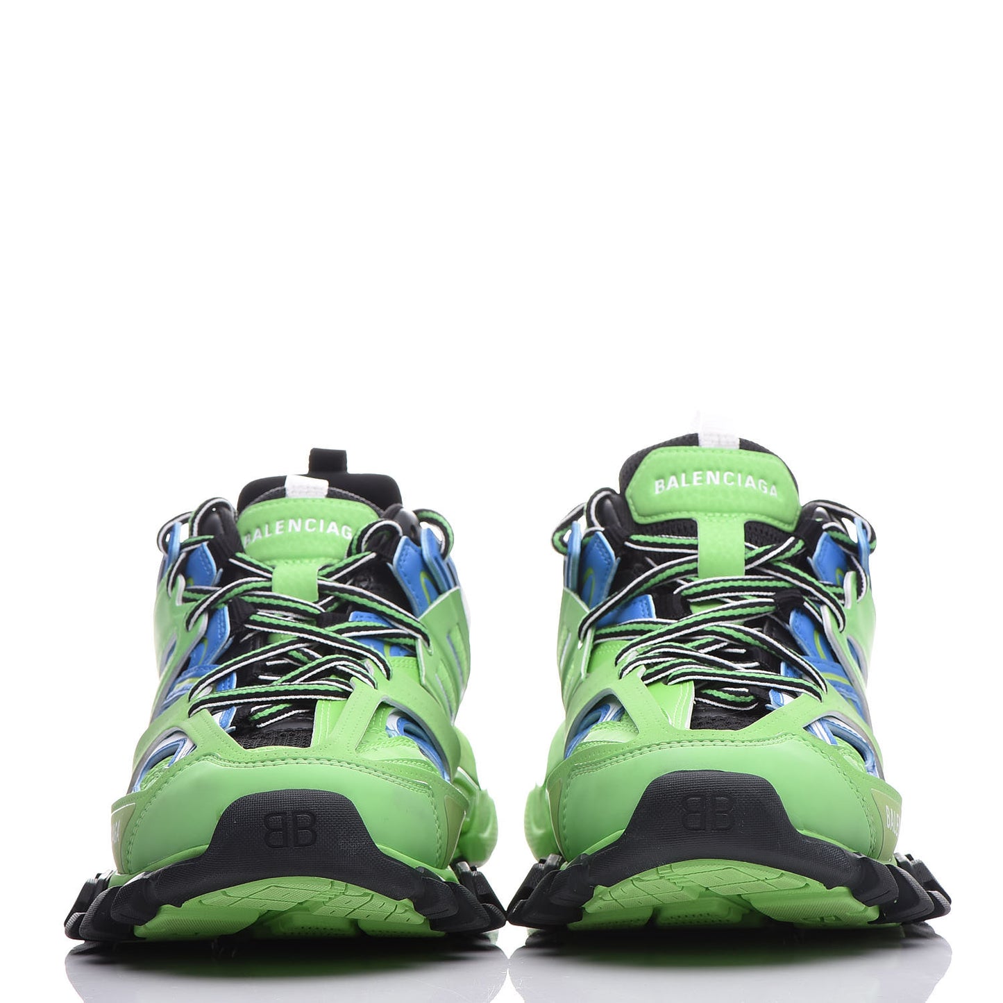 Mesh Nylon Metallic Fabric Womens Track Sneakers 38 Blue Green