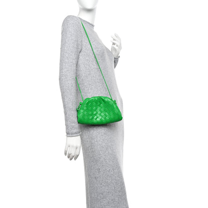 Bottega Veneta Nappa Intrecciato The Mini Pouch Clutch Parakeet 2 of 12
