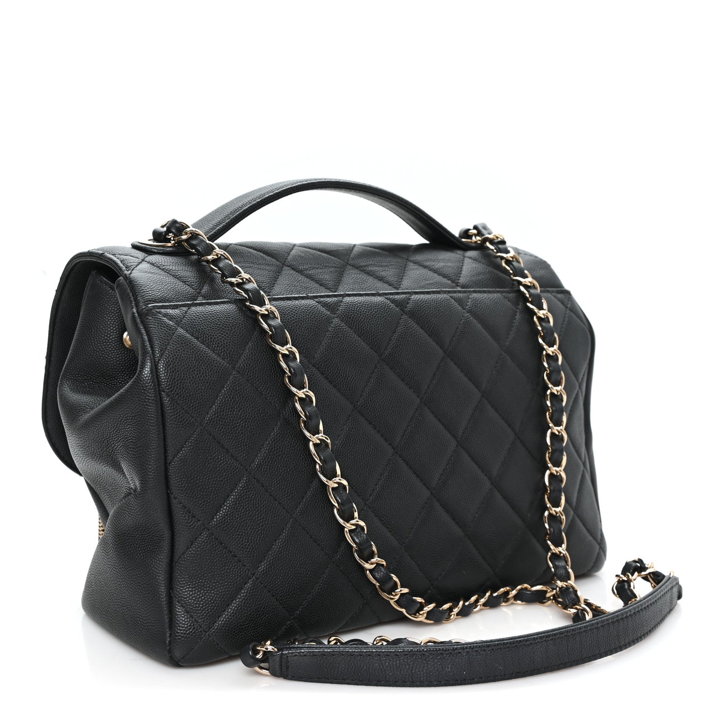 Chanel Caviar Quilted Large Business Affinity Flap Black 3 of 11