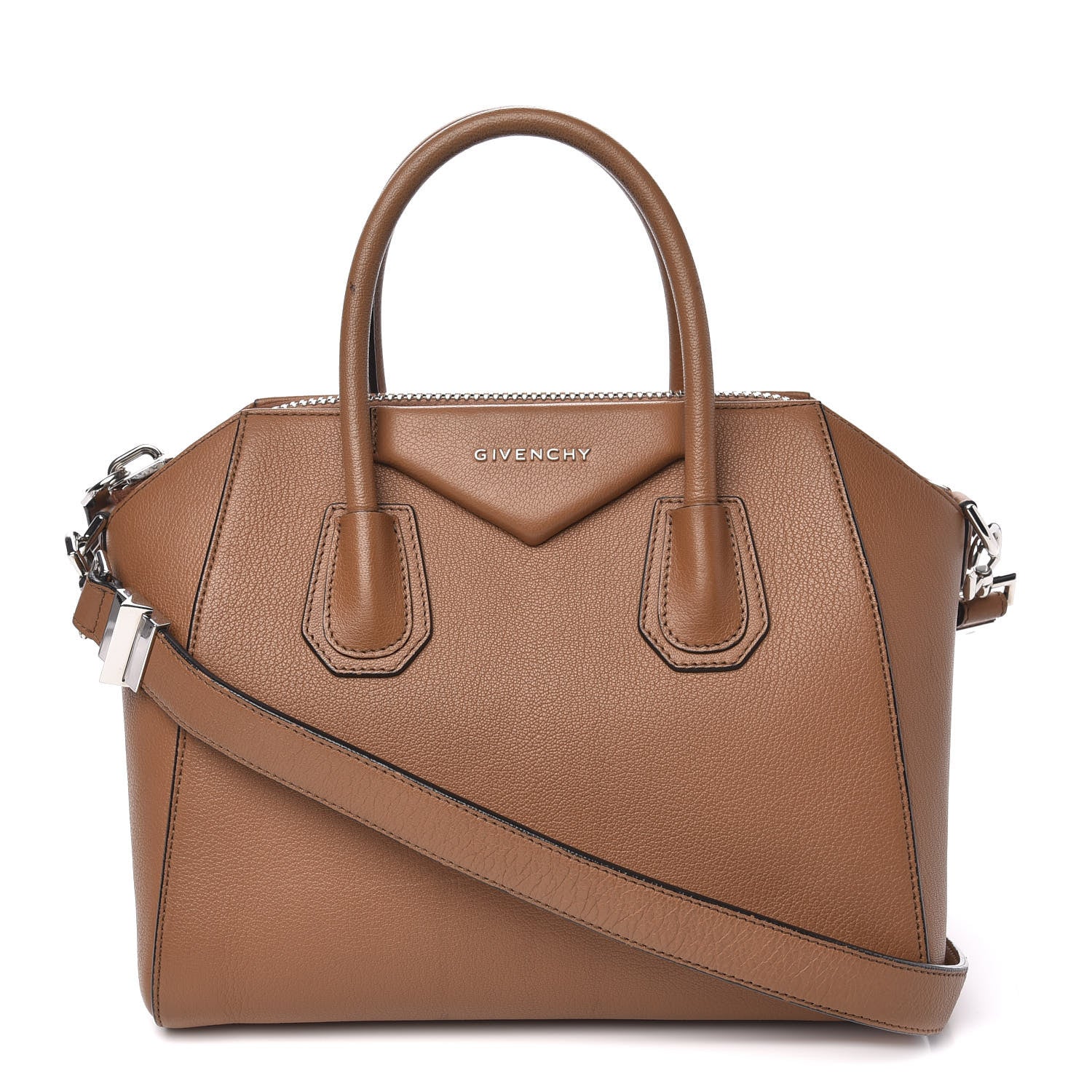 Givenchy Sugar Goatskin Medium Antigona Cognac 1 of 14