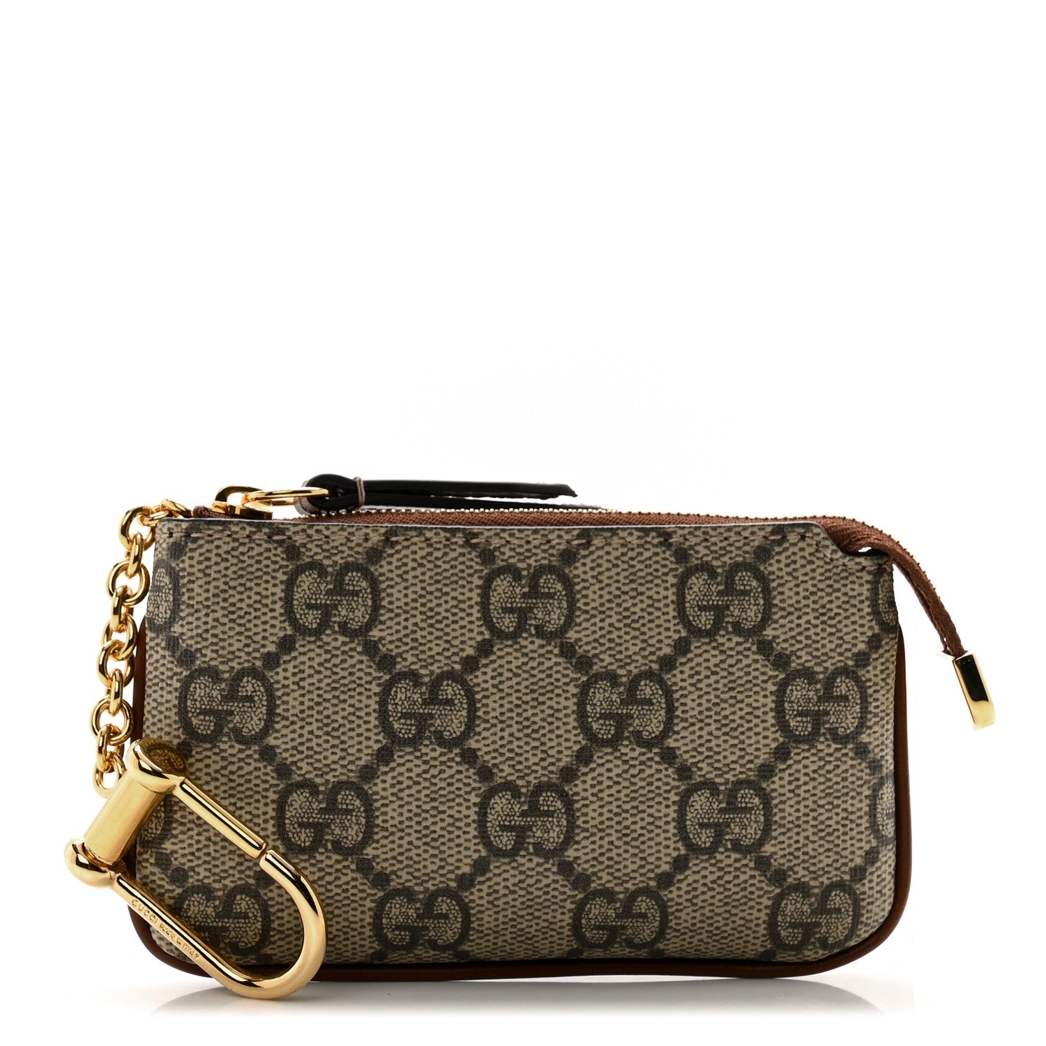Gucci GG Supreme Monogram Key Case Brown 1 of 8