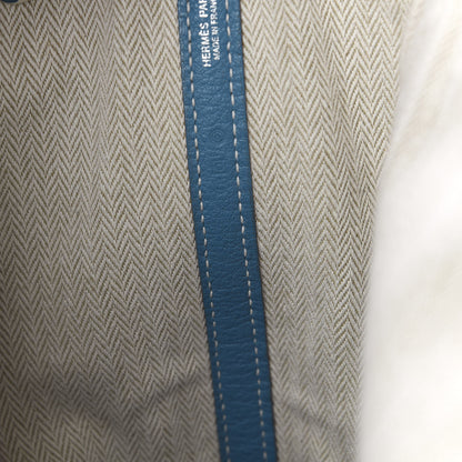 Hermes Buffle Sindhu Garden Party MM 36 Azur 8 of 9