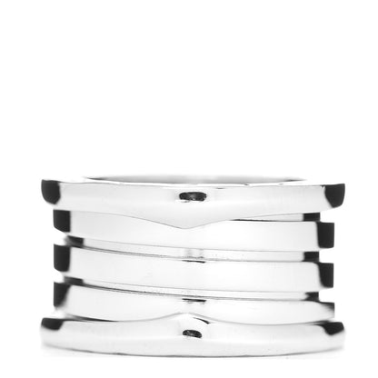 Bulgari 18K White Gold B.Zero1 Four-Band Ring 49 4.75 2 of 4
