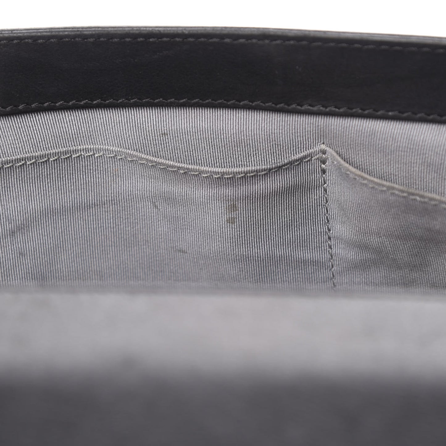 Calfskin Quilted New Medium Boy Flap Black