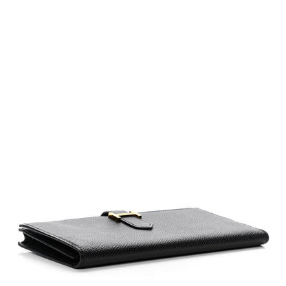 Hermes Epsom Bearn Gusset Wallet Black 3 of 11