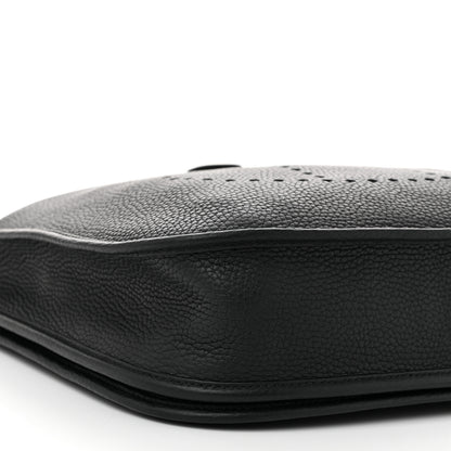 Hermes Taurillon Clemence Evelyne III PM Black 9 of 10