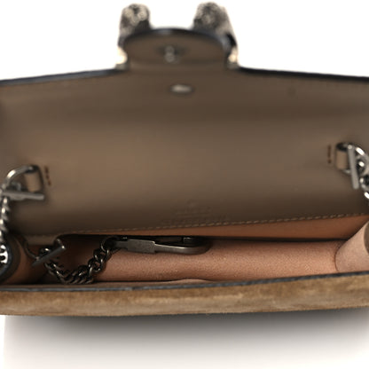 Gucci GG Supreme Monogram Super Mini Dionysus Shoulder Bag Taupe 4 of 8