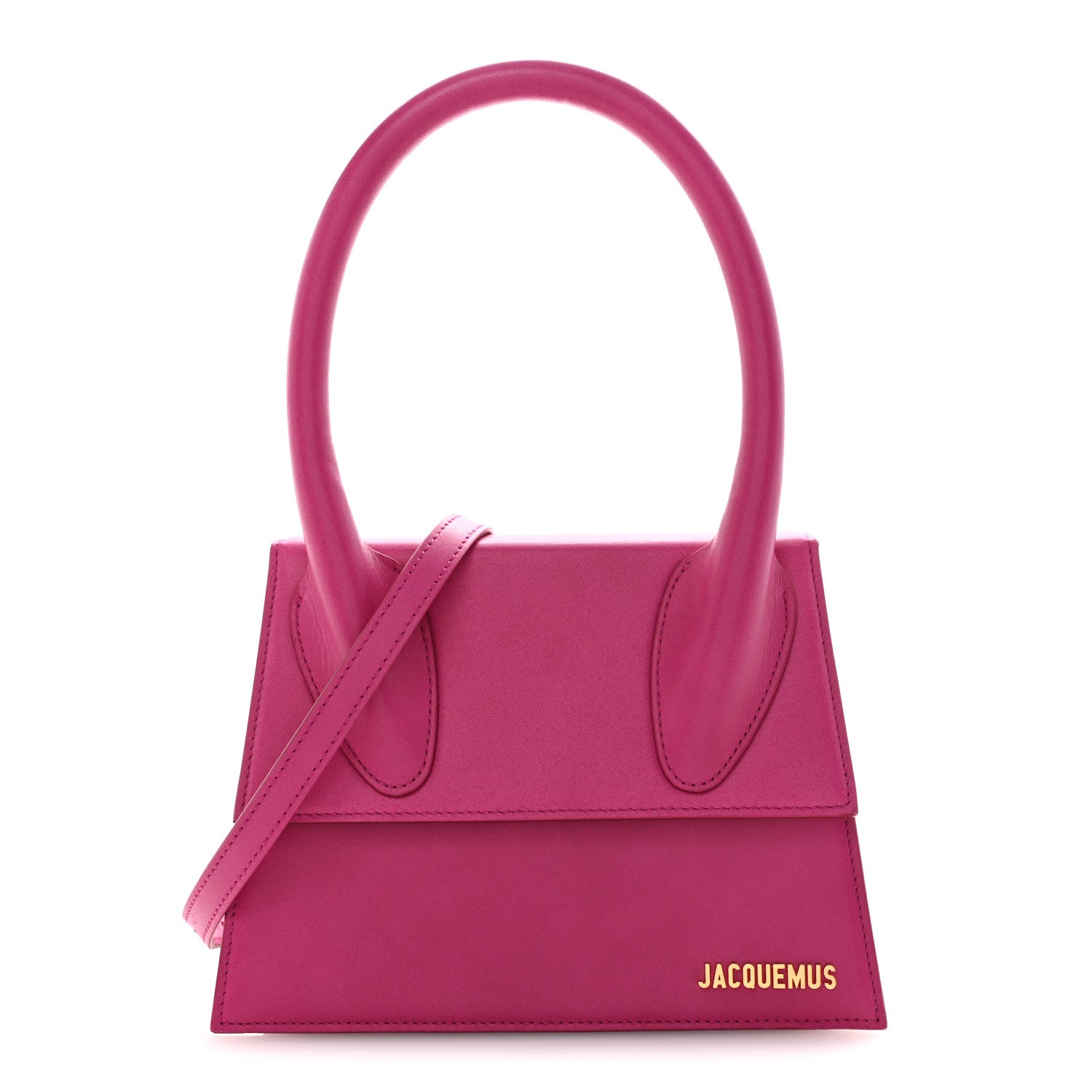Jacquemus Smooth Calfskin Le Grand Chiquito Dark Pink 1 of 13