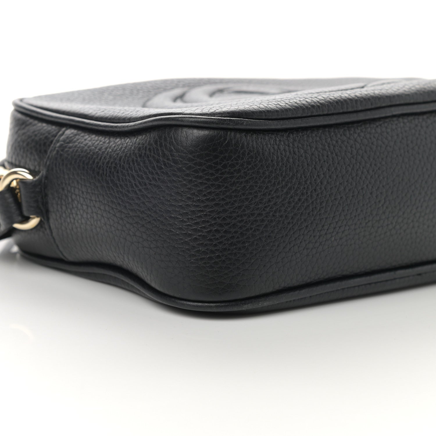 Gucci Pebbled Calfskin Small Soho Disco Bag Black 9 of 10