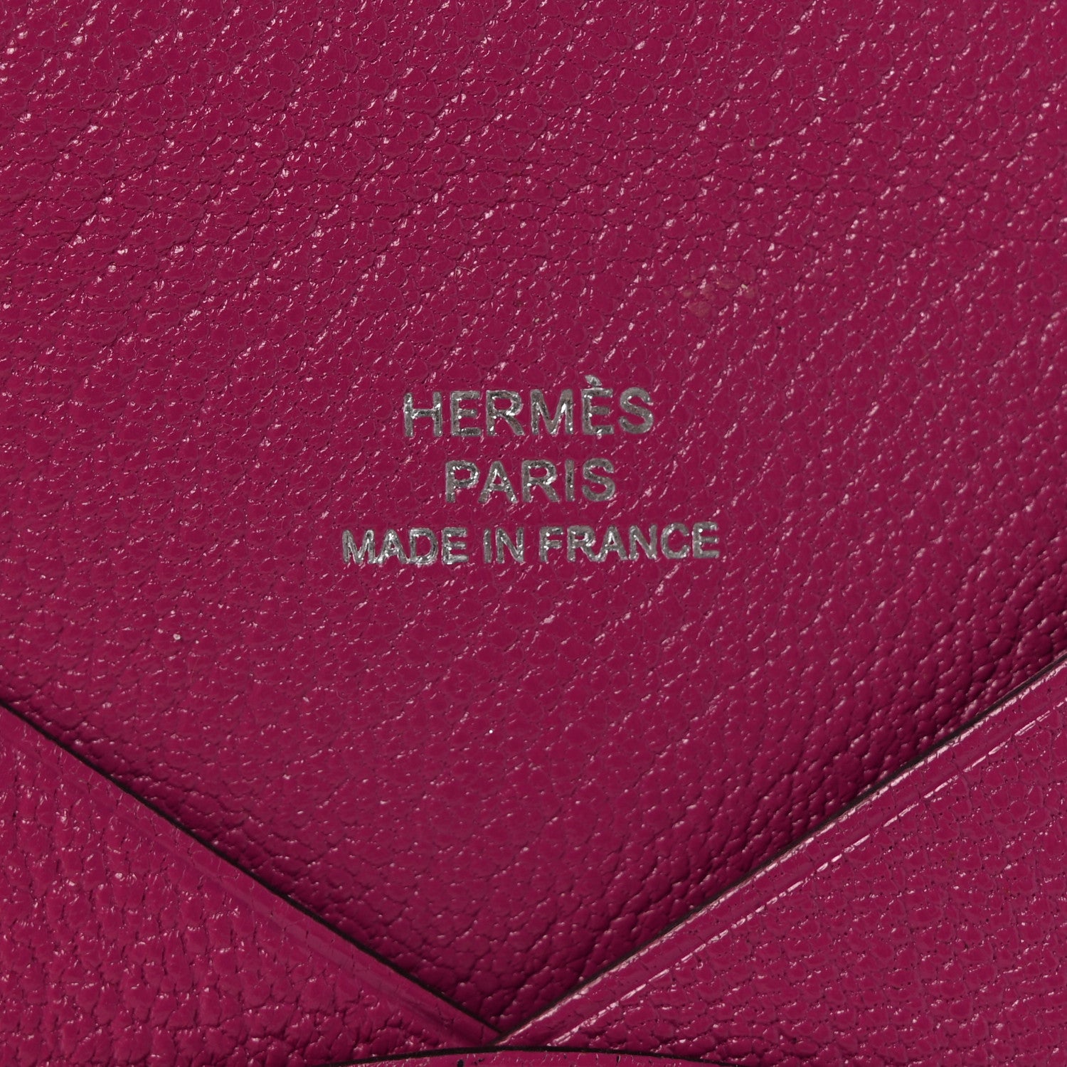 Hermes Chevre Mysore Calvi Card Case Rose Pourpre 6 of 7