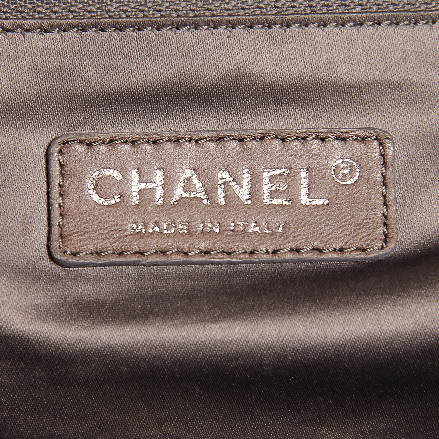 Chanel Calfskin Bubble Quilt Accordion Flap Grey 6 of 7