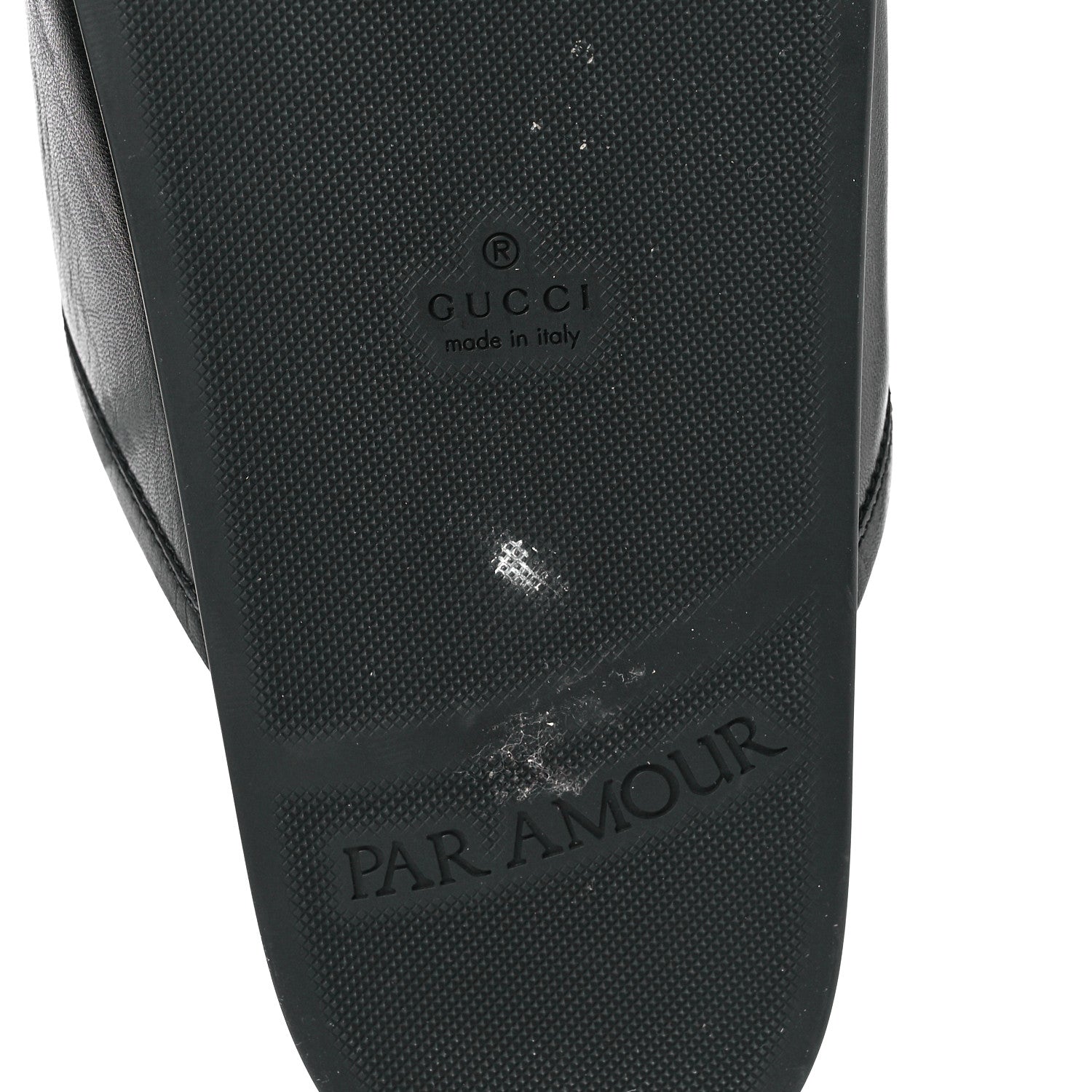 Gucci Malaga Kid Womens Horsebit River Slippers 40 Black 6 of 8