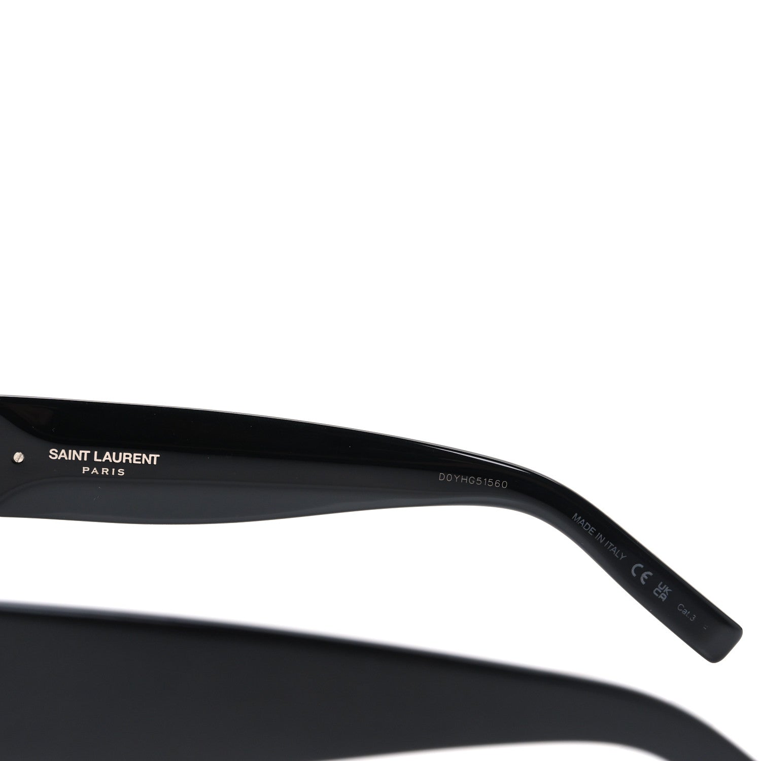 Saint Laurent Acetate Sunglasses SL M95 F Black 5 of 7