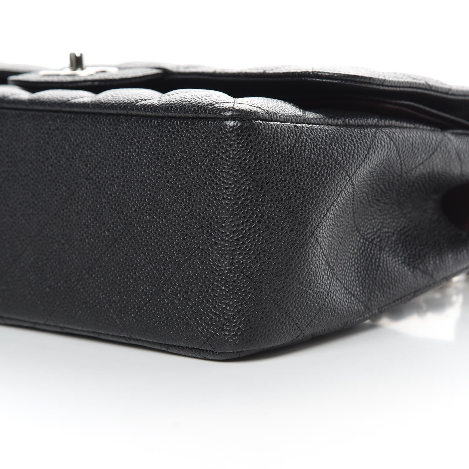 Chanel Caviar Quilted Jumbo Double Flap Black 10 of 10