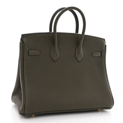 Hermes Togo Birkin 25 Vert De Gris 3 of 10