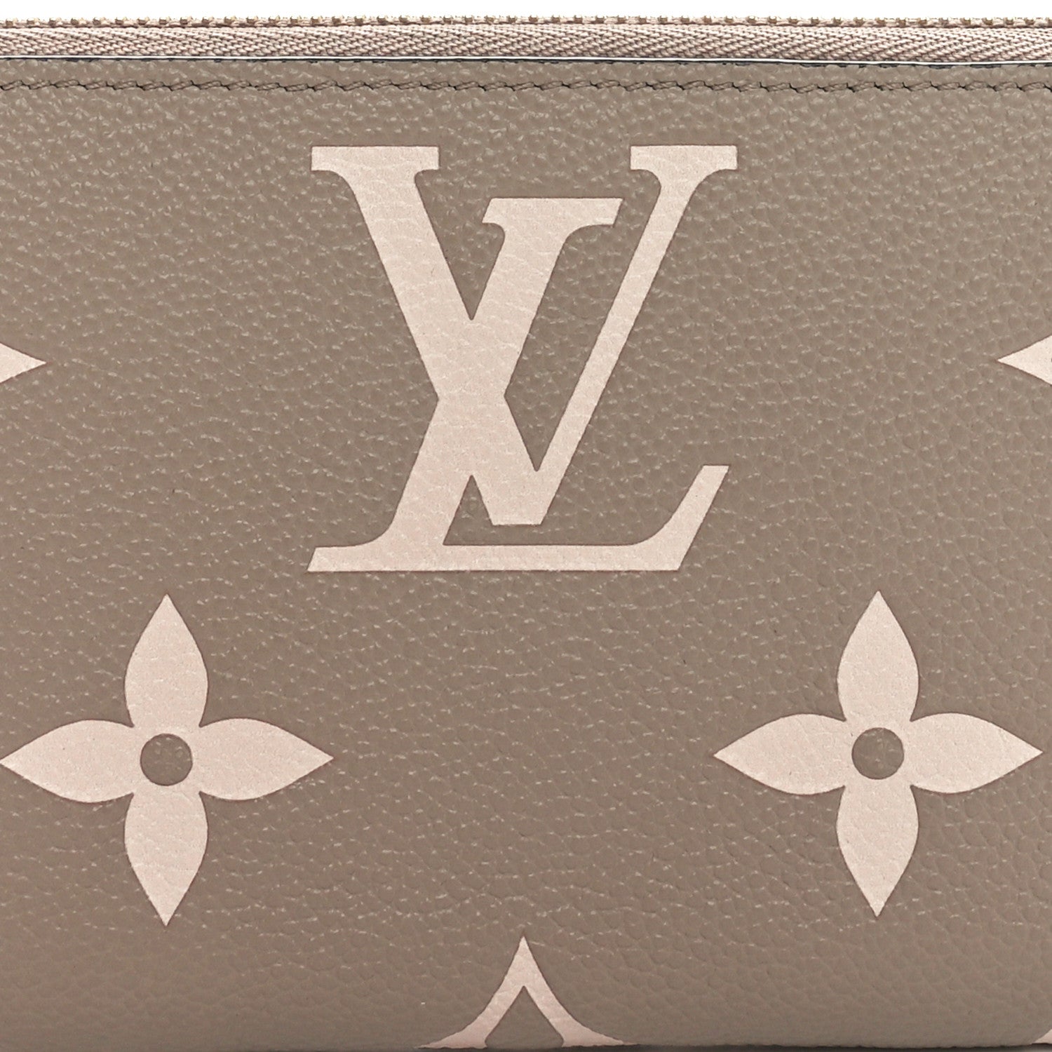 Louis Vuitton Empreinte Monogram Giant Zippy Wallet Tourterelle Creme 7 of 11