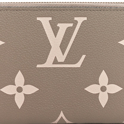 Louis Vuitton Empreinte Monogram Giant Zippy Wallet Tourterelle Creme 7 of 11
