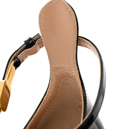 Valentino Garavani Patent Tan-Go 55/155mm Platform Pumps 39.5 Black 13 of 15