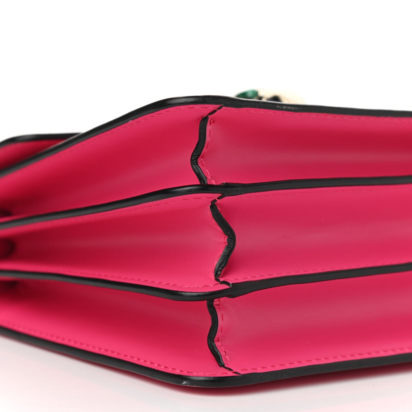 Calfskin Serpenti Forever Top Handle Pink