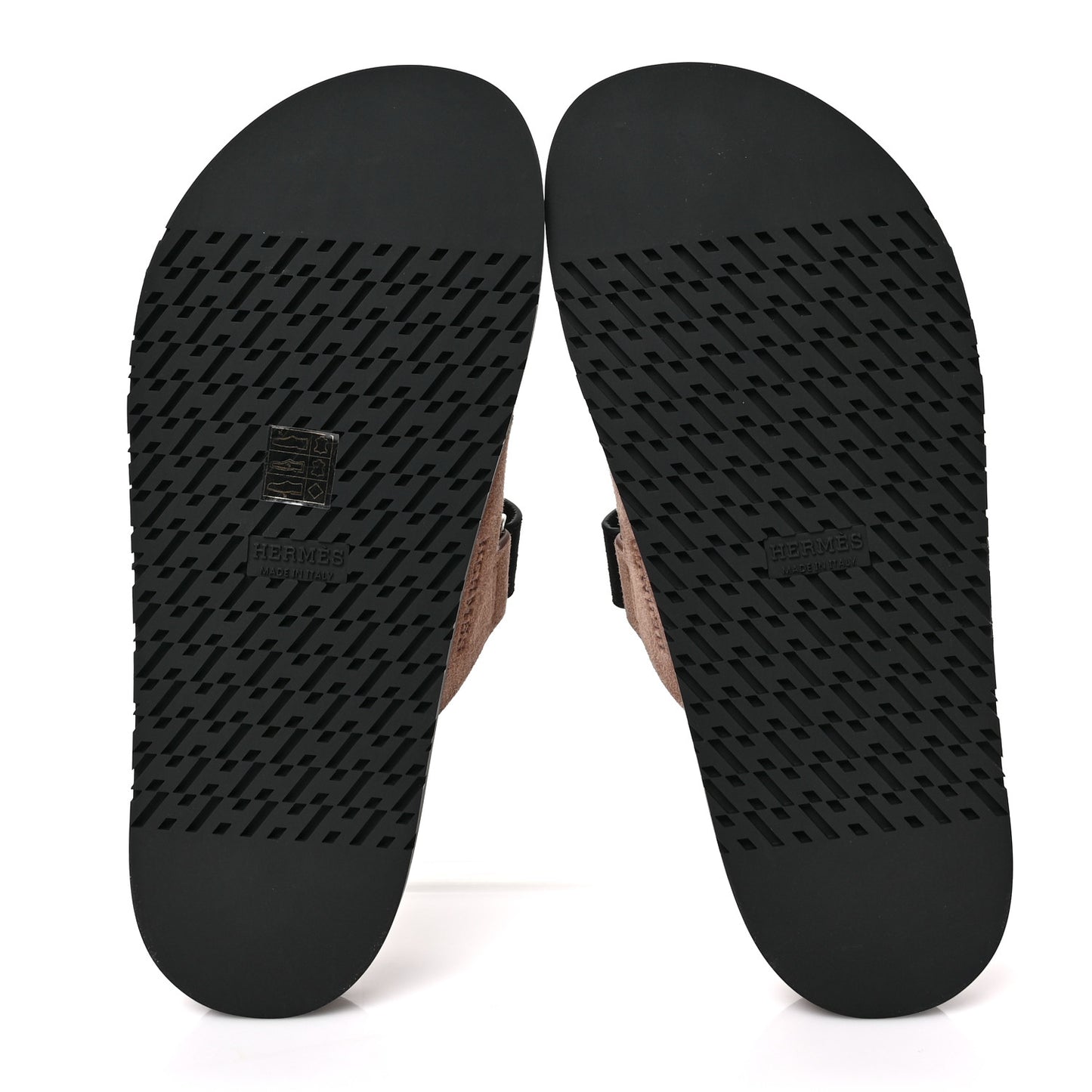 Suede Goatskin Womens Chypre Sandals 39.5 Rose Perle Black
