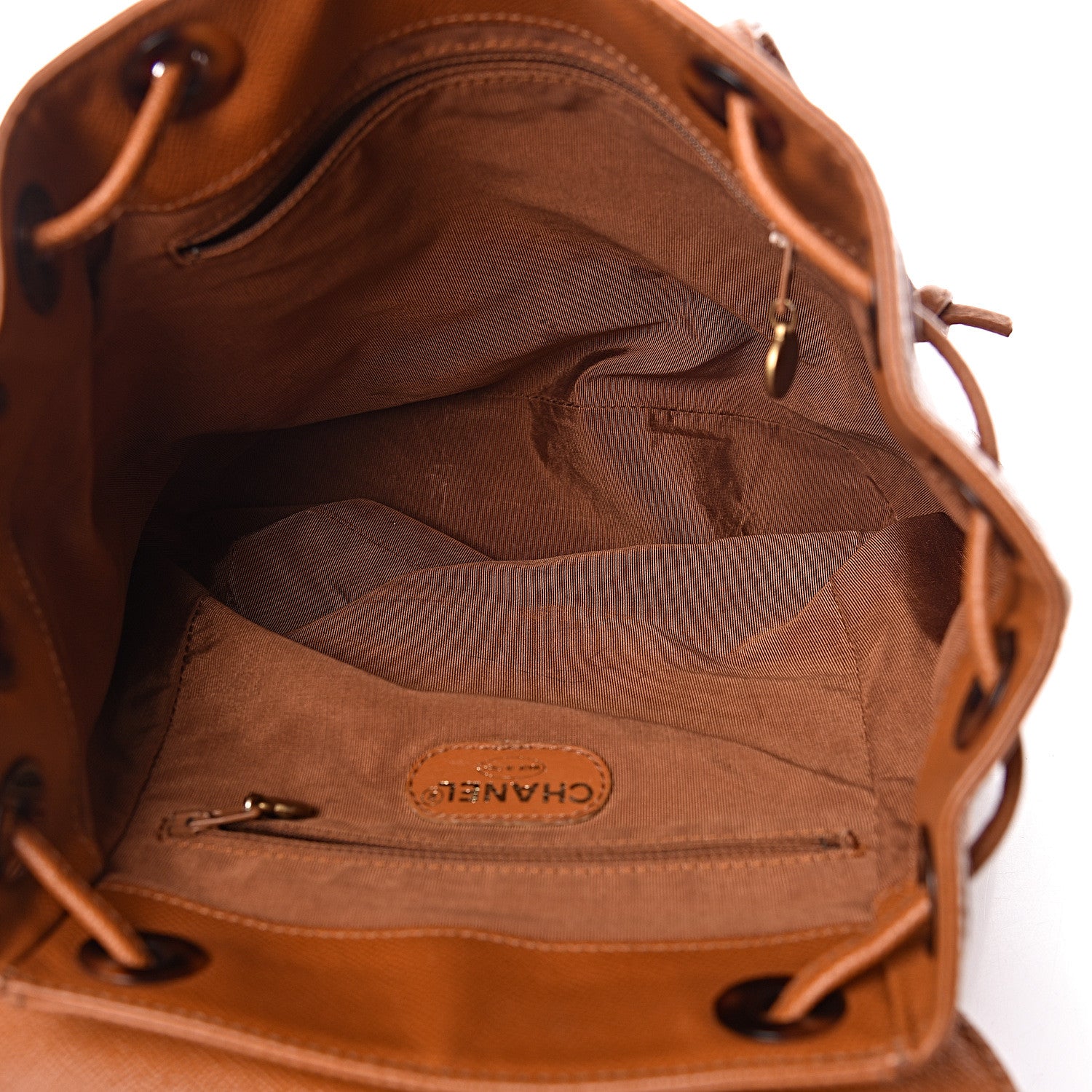 Chanel Caviar Tortoise CC Backpack Brown 5 of 15