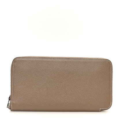 Hermes Epsom Silk'In Wallet Etoupe 1 of 7