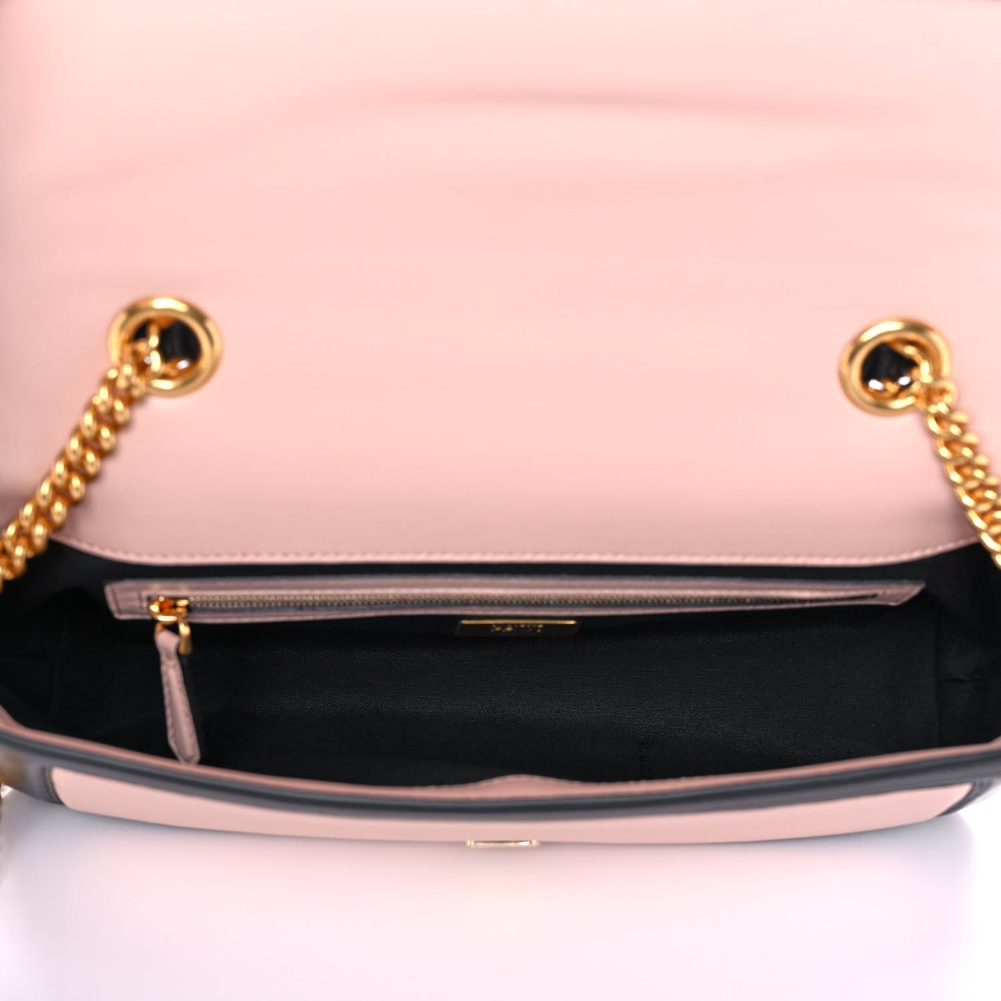 Nappa Apolo Bi-Color Chain Baguette Rosa Quarzo Black