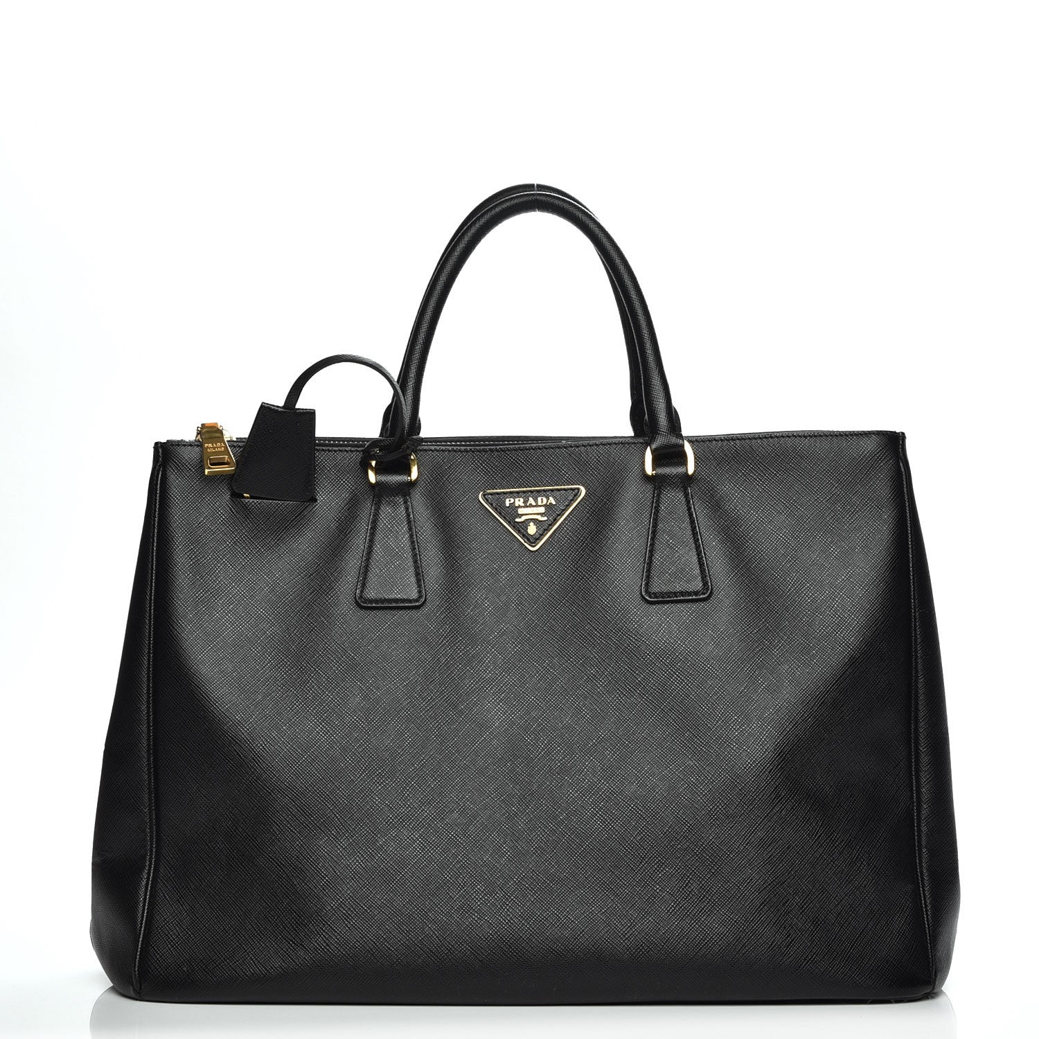 Prada Saffiano Large Galleria Double Zip Tote Black 1 of 13