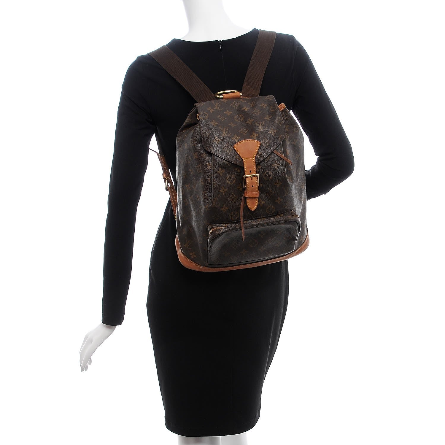 Louis Vuitton Monogram Montsouris GM Backpack 2 of 7