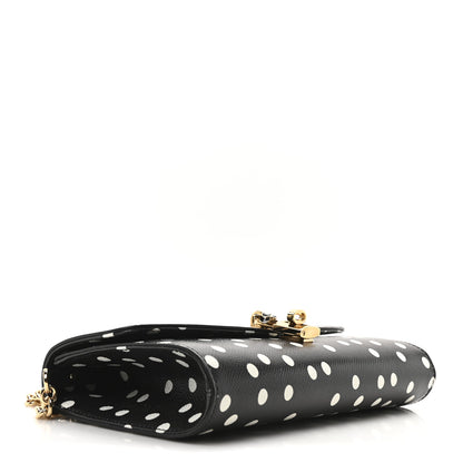 Dolce & Gabbana Dauphine Polka Dot Print Shoulder Bag Black 5 of 10
