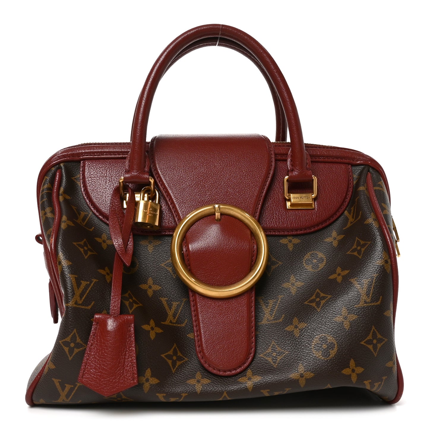 Monogram Golden Arrow Speedy Burgundy Burgundy