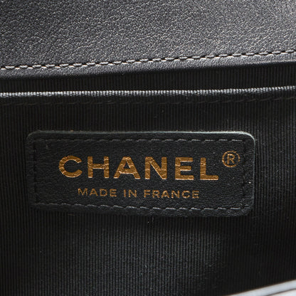Chanel Calfskin Quilted Medium Boy Flap Black 6 of 7