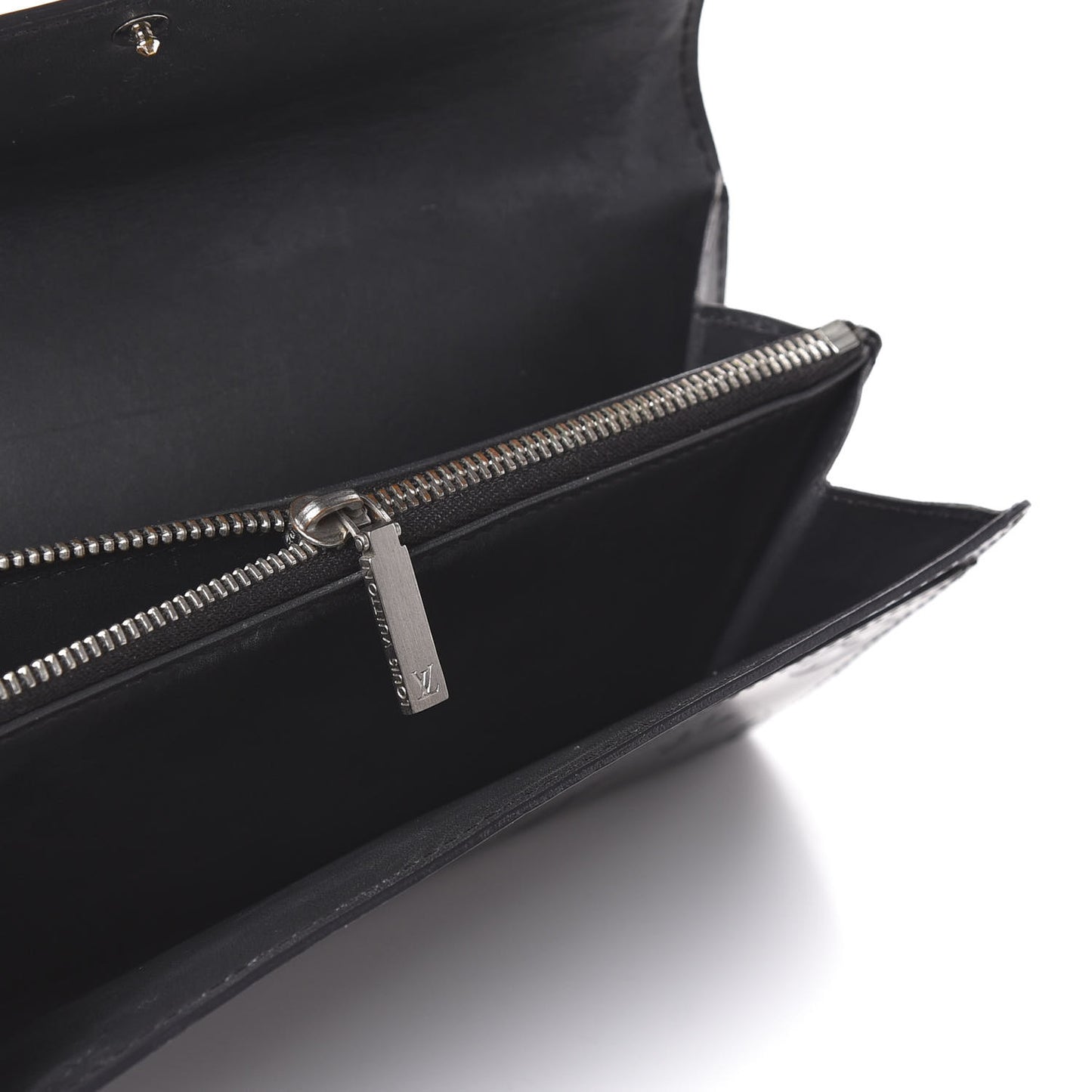 Mat Monogram Sarah Wallet Gris