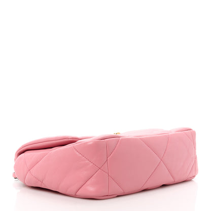 Chanel Lambskin Quilted Medium Chanel 19 Flap Pink 4 of 11