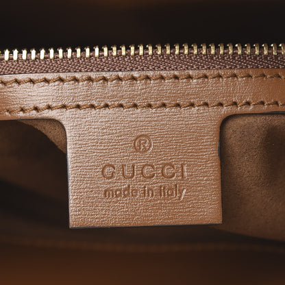 Gucci Boarded Plutone Calfskin Medium Arli Shoulder Bag Nocciola 6 of 13