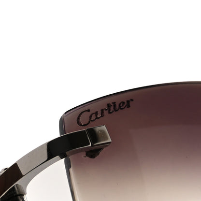 Cartier C Allongé 140 Square Sunglasses Green 7 of 8