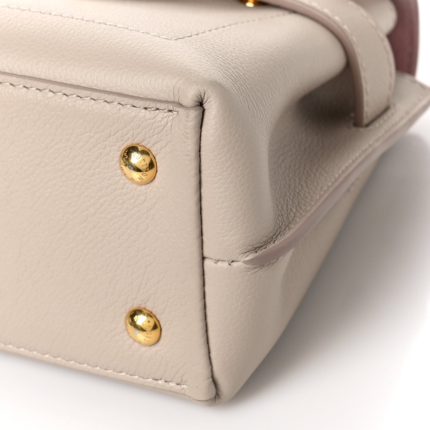 Soft Calfskin Mini Lockme Ever Greige