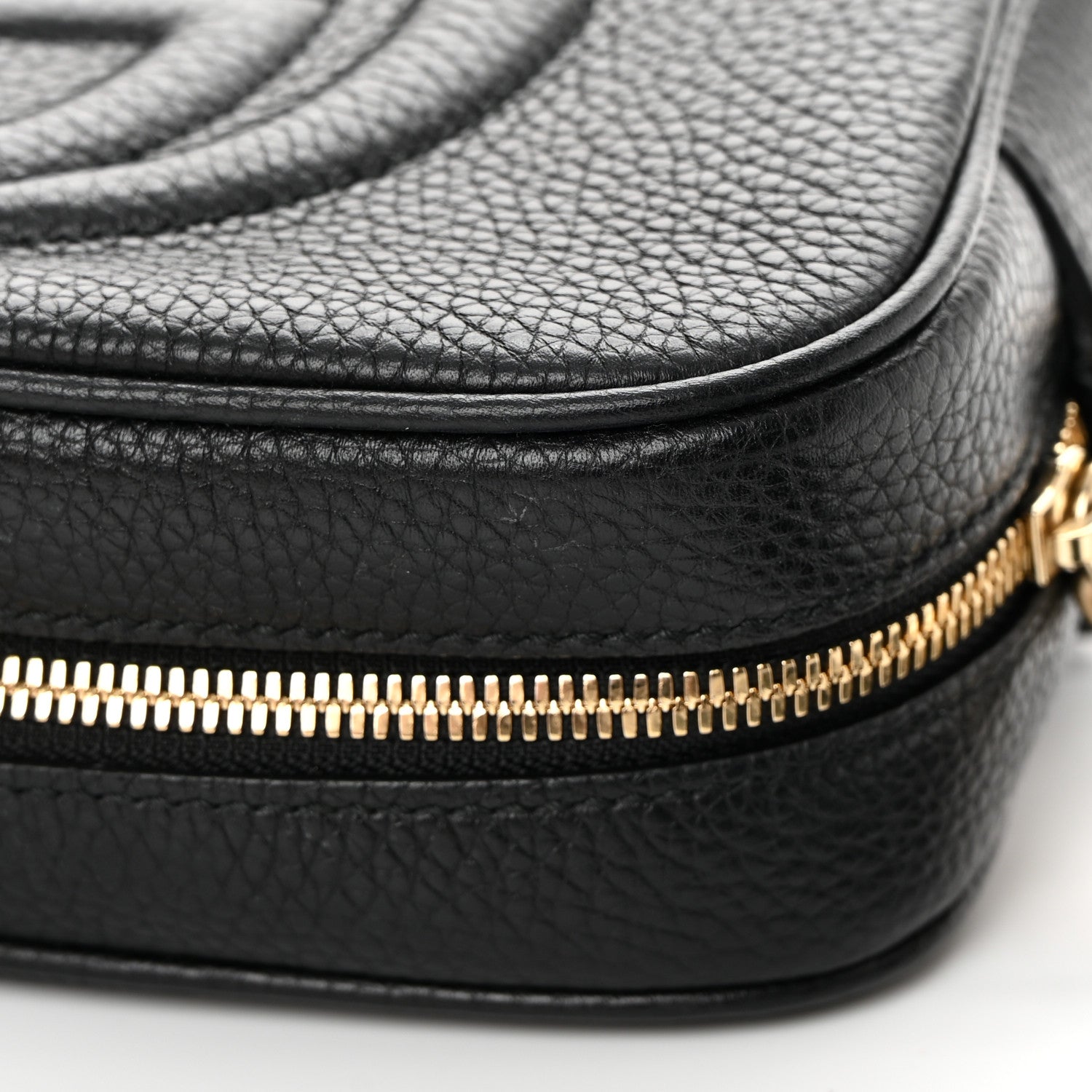Gucci Pebbled Calfskin Small Soho Disco Bag Black 12 of 13