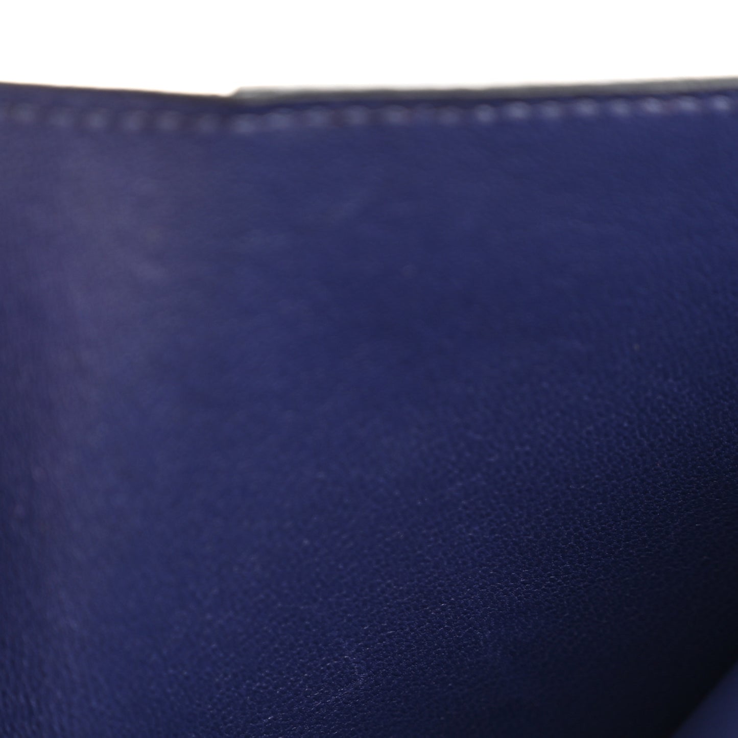 Chevre Mysore Bearn Compact Wallet Bleu Encre