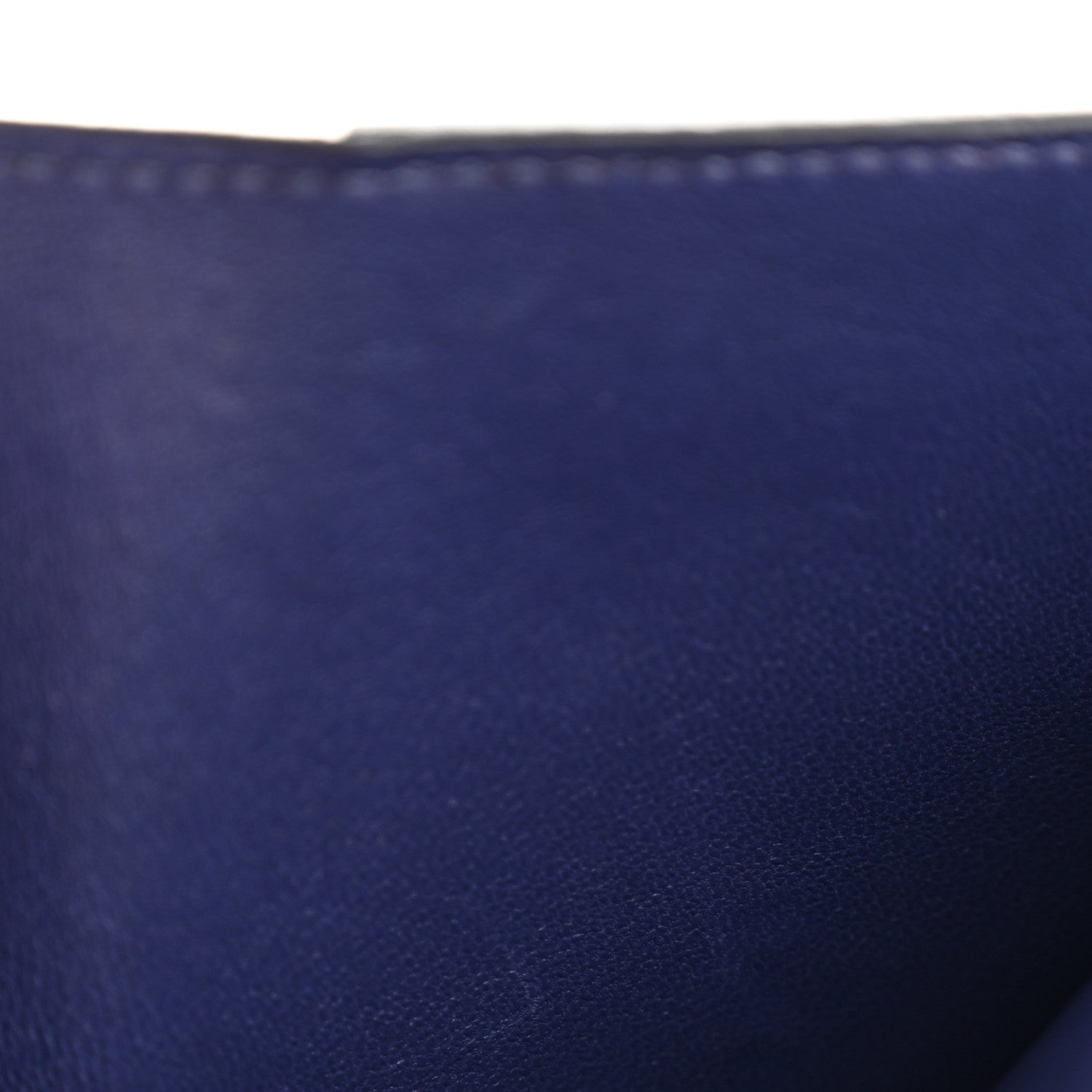 Hermes Chevre Mysore Bearn Compact Wallet Bleu Encre 8 of 12