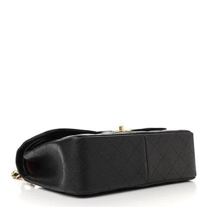 Chanel Caviar Quilted Jumbo Double Flap Black 4 of 11