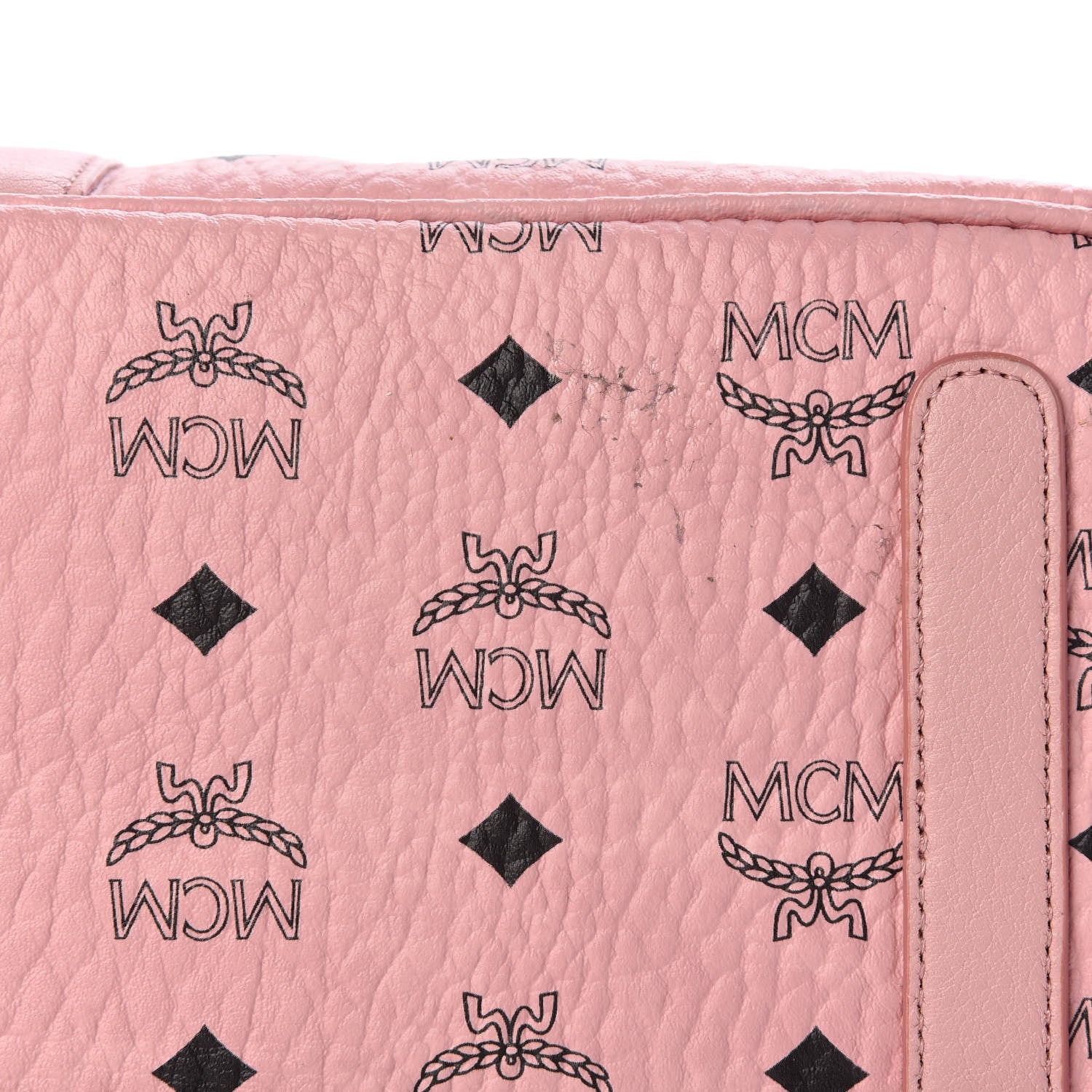 MCM Visetos Medium Liz Reversible Shopper Tote Soft Pink 13 of 15