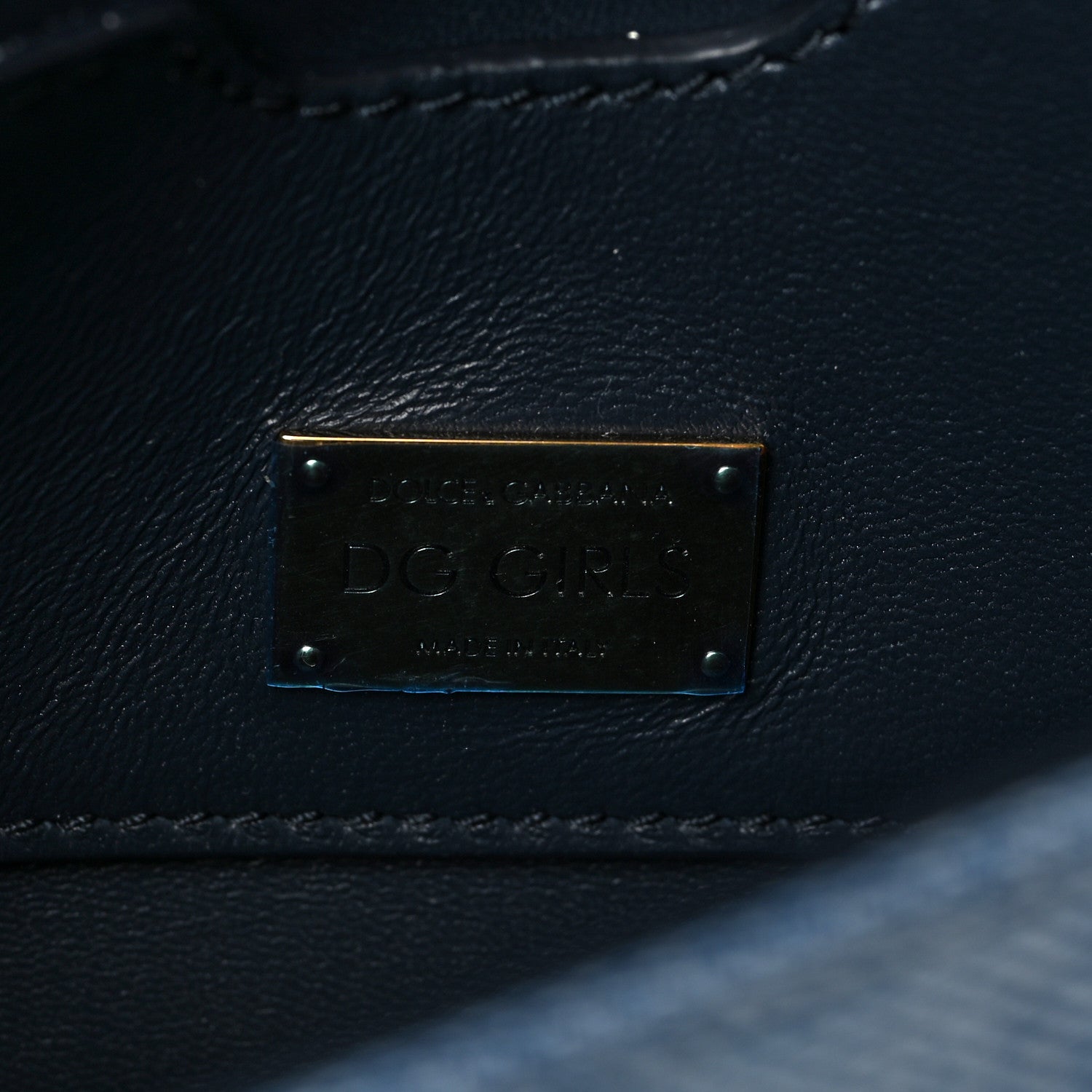 Dolce & Gabbana Denim DG Girls Shoulder Bag Blue 6 of 8