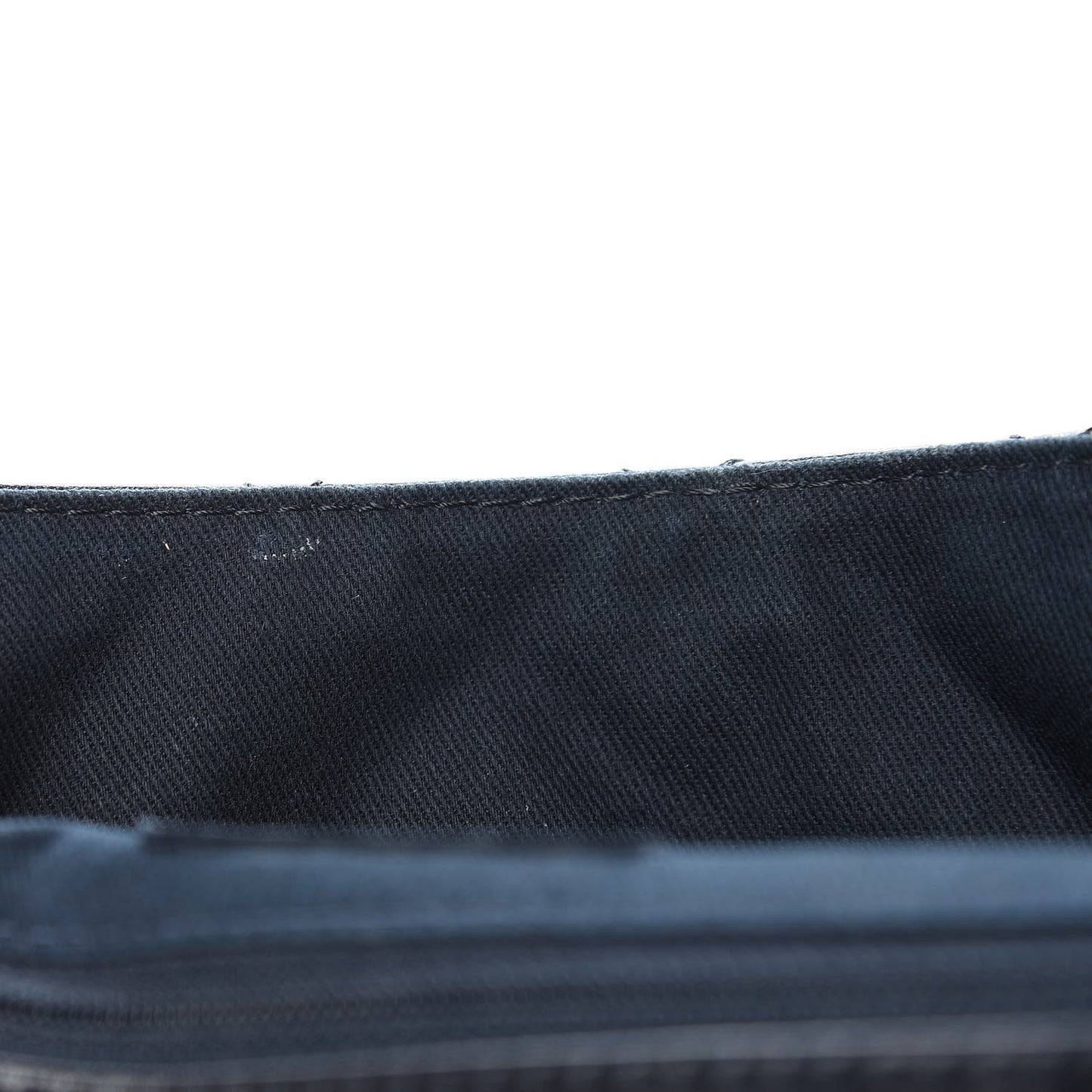 Lambskin Quilted Messenger Bag Dark Navy
