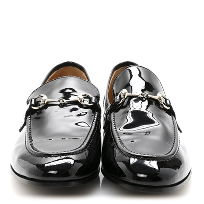 Gucci Patent Womens Jordaan Loafers 40 Black 3 of 10