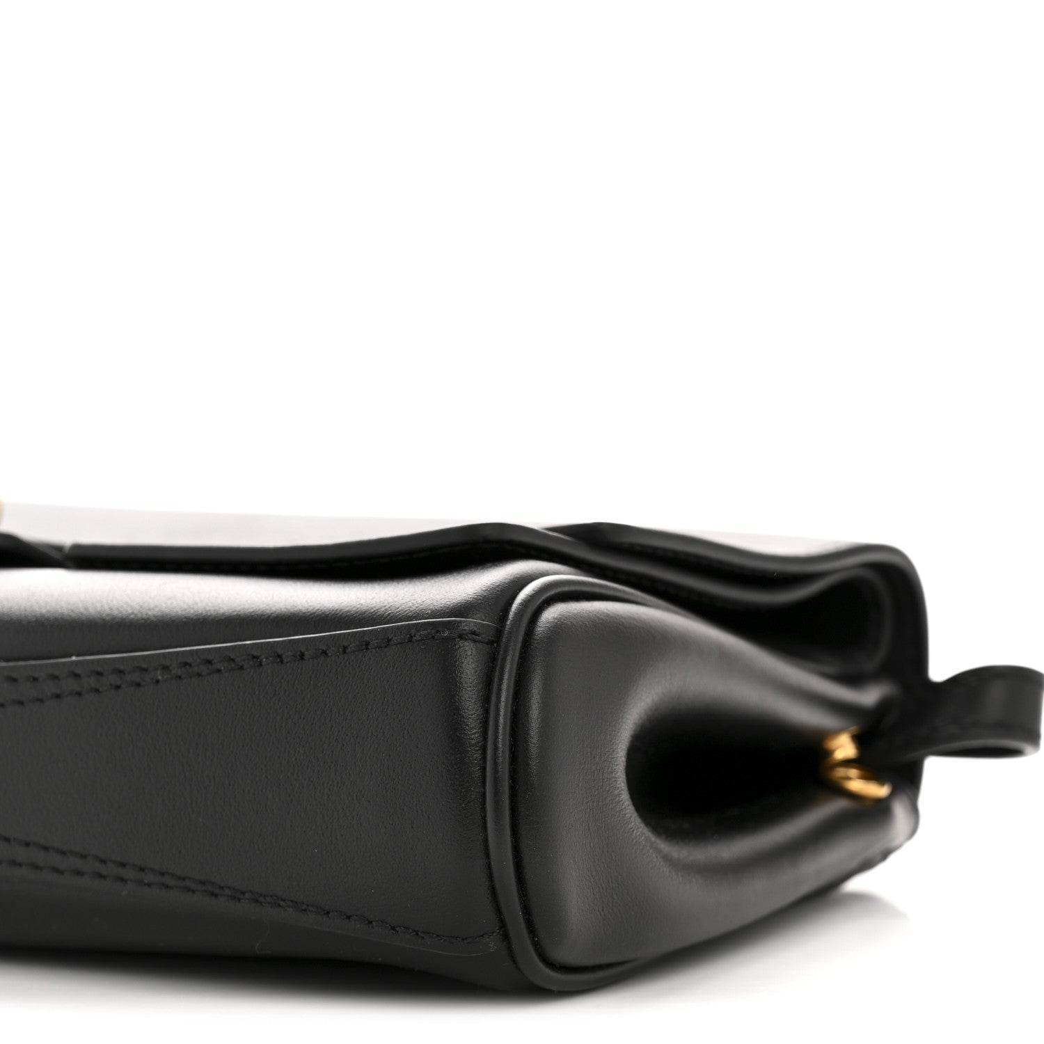 Balenciaga Smooth Calfskin Small Bel Air Clutch On Strap Black Black 10 of 12