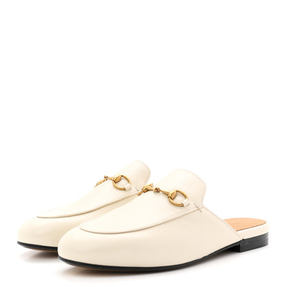 Gucci Malaga Kid Womens Princetown Slippers 37.5 Mystic White 4 of 9